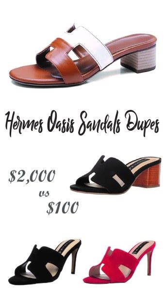 hermes oasis crystal sandals|Hermes oasis sandals dupe.